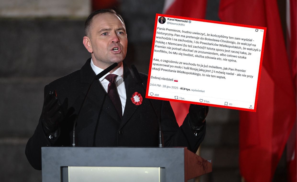 wiadomości,aktualności,WP Wiadomości Nawrocki ostro do Tuska. 