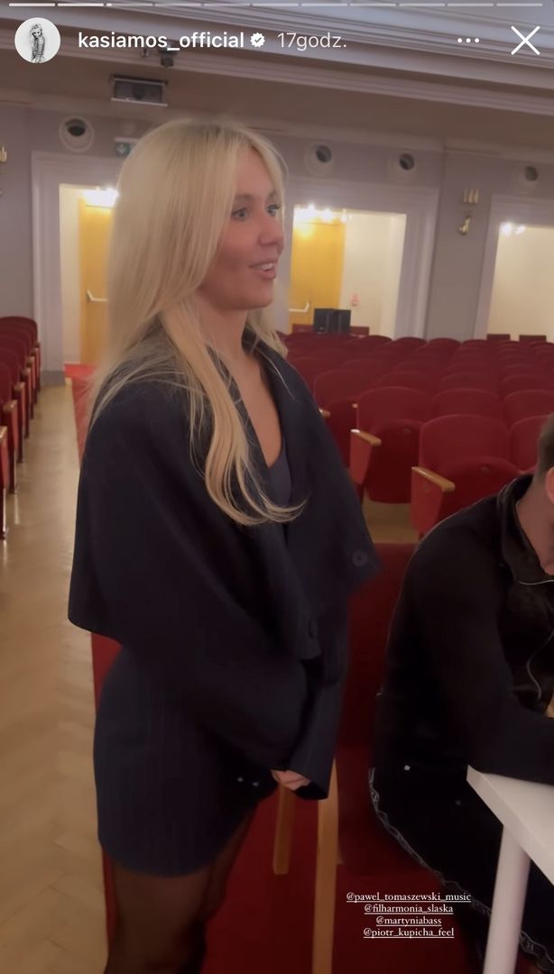Kasia Moś w mini na Instagramie 