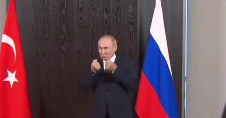 Dziwne zachowanie Putina. Wszystko się nagrało