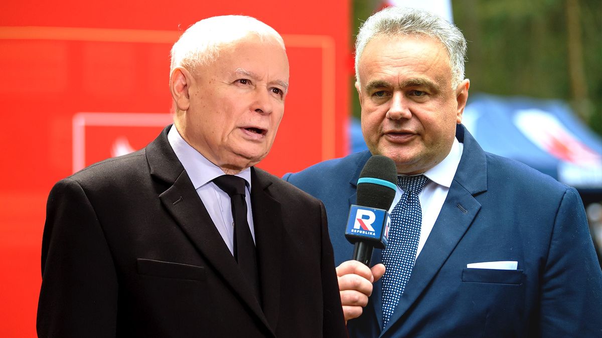 Jarosław Kaczyński i Tomasz Sakiewicz