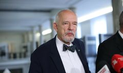 Korwin-Mikke w szpitalu. Polityk zabrał głos