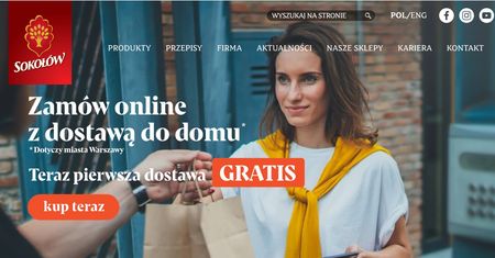Sokołów będzie sprzedawać online. Ruszają dostawy