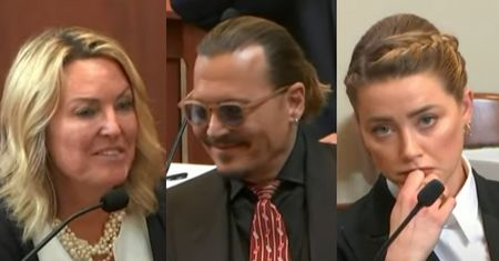 Johnny Depp ZAREAGOWAŁ, gdy ekspertka mówiła o ofiarach przemocy domowej (ZDJĘCIA)