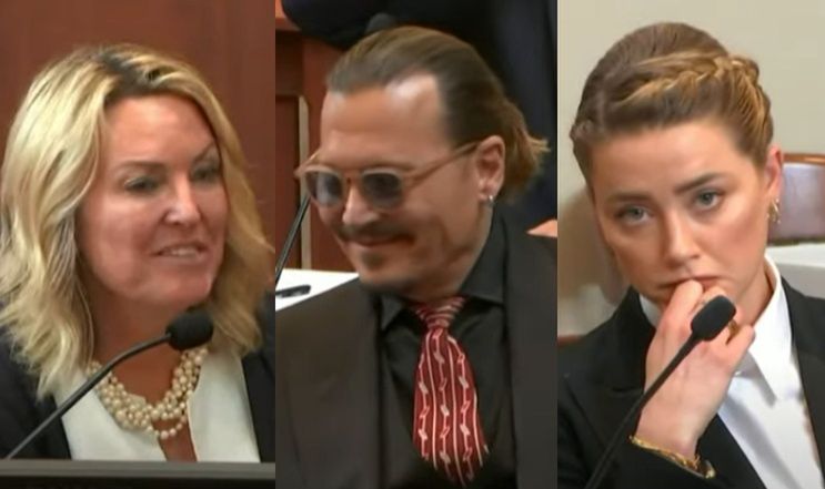 Johnny Depp ZAREAGOWAŁ, gdy ekspertka mówiła o ofiarach przemocy domowej (ZDJĘCIA)