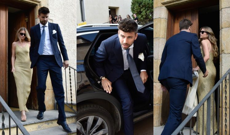 Gerarda Pique i Clara Chia Marti brylują na ślubie jego brata