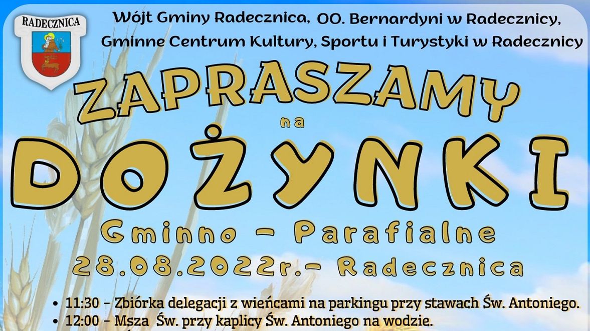Dożynki Gminy Radecznica 2022