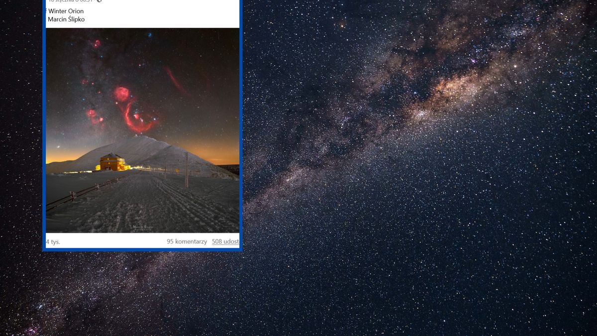 Zdjęcie Polaka znalazło się w gronie fotografii wyróżnionych przez NASA