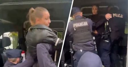 Kinga Gajewska zaciągnięta do radiowozu. Ujawniono wstępne wyniki kontroli
