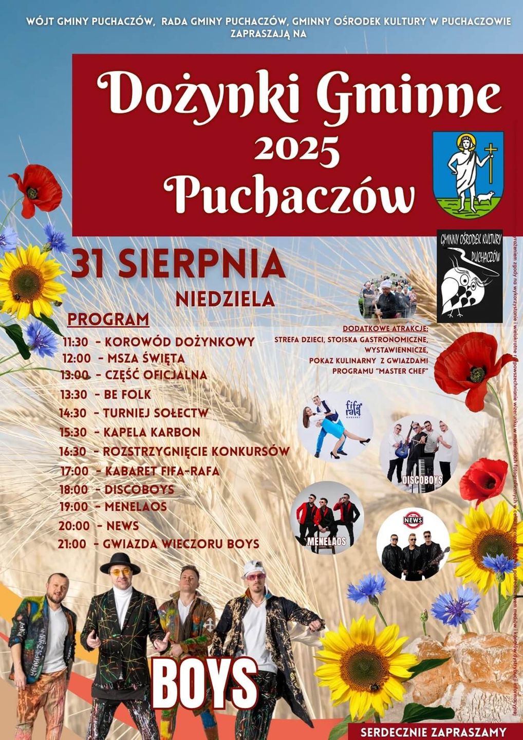 Dożynki Gminy Puchaczów