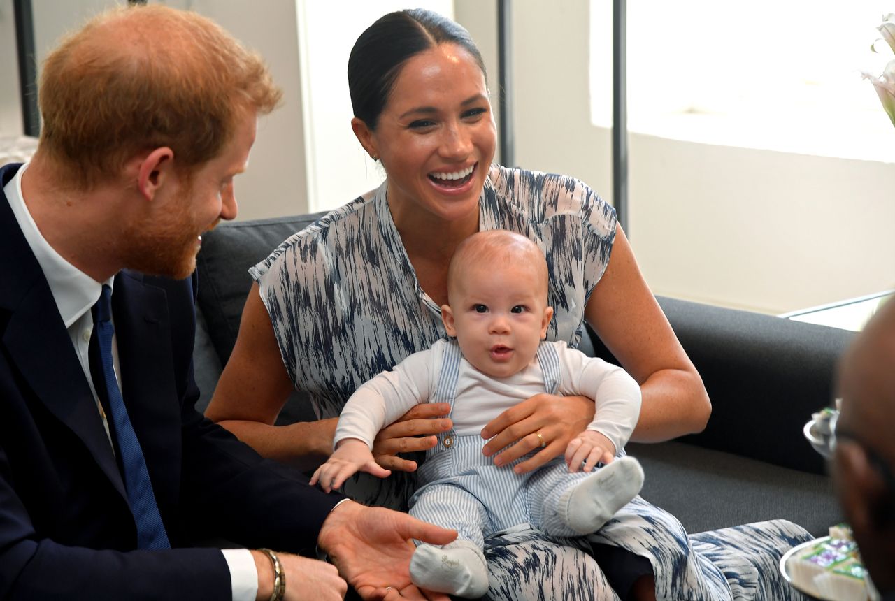 Prince Harry, Meghan Markle and son Archie