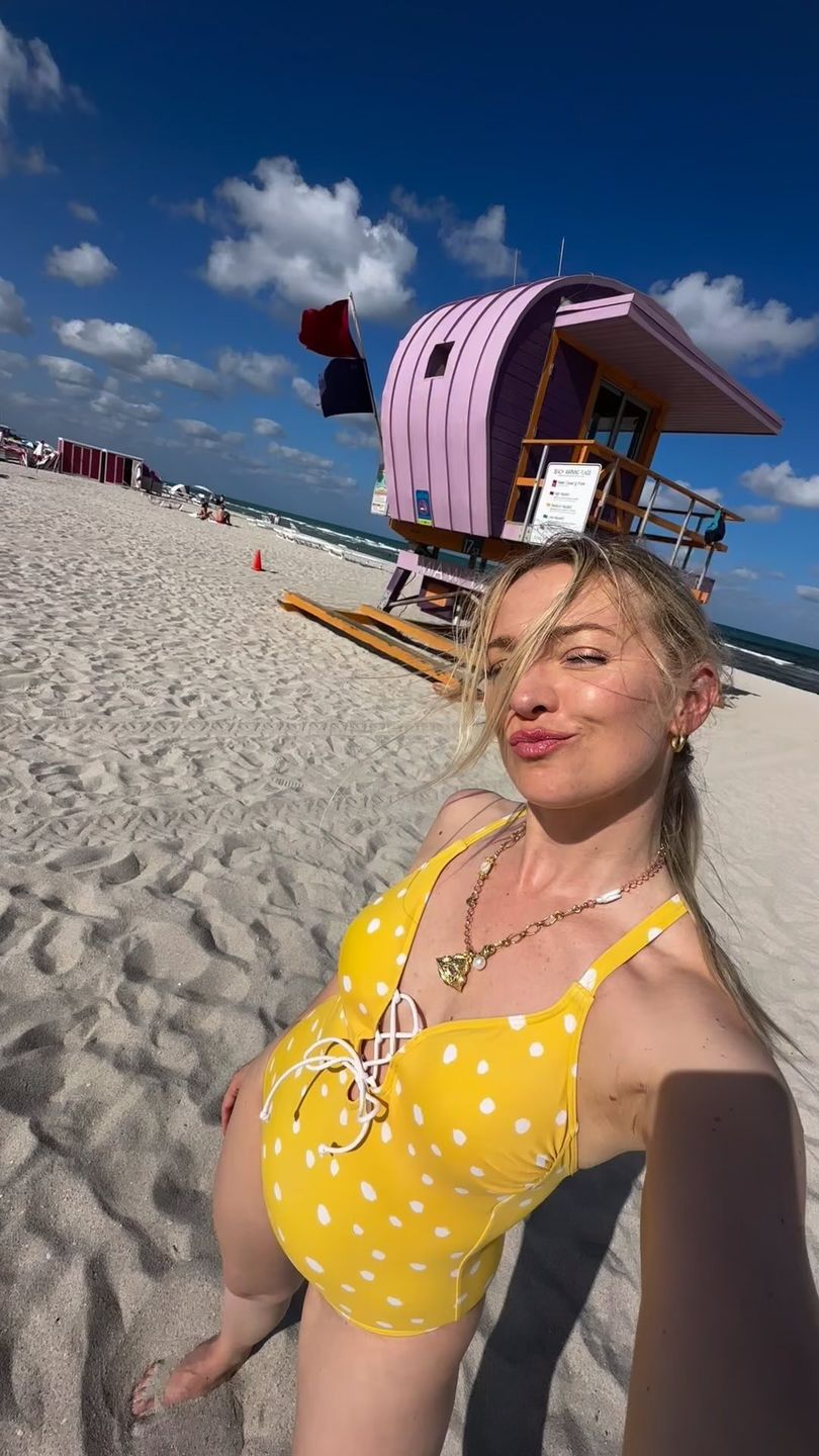 Kurdej-Szatan wypoczywa z rodziną w Miami