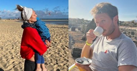 Magdalena Boczarska i Mateusz Banasiuk pozdrawiają z plaży na zagranicznych wczasach z synem Henrykiem (ZDJĘCIA)