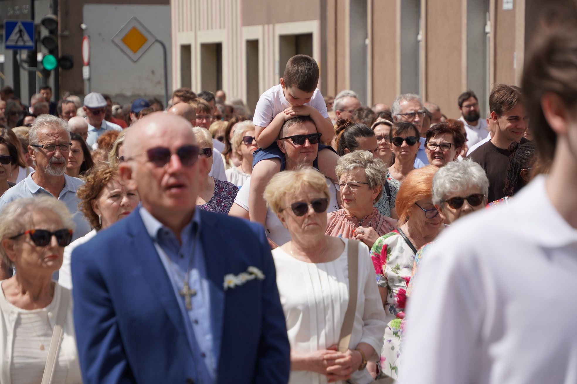 Procesja Bożego Ciała w parafii pw. Św. Antoniego w Pile