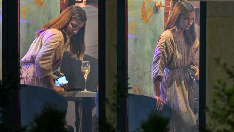 Julia Wieniawa w restauracji ze świeżymi owocami morza
