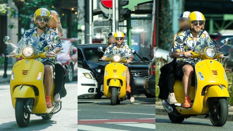 Antek Królikowski spędza czas na mieście z Izabelą