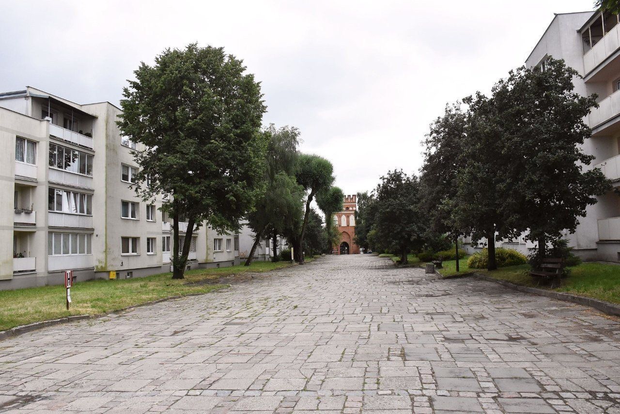 Trakt Jana Pawła II w Malborku przed modernizacją