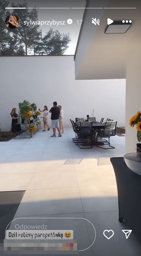 Sylwia Przbybysz i Jan Dąbrowski zorganizowali parapetówkę