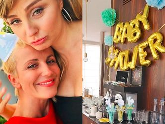 Katarzyna Zielińska i Anna Cieślak bawią się na baby shower Małgorzaty Sochy (FOTO)