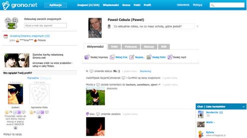 Grono dalej zmienia się w FaceBooka 1