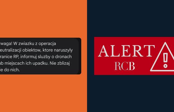 Polacy dostają alert RCB. W mazowieckim dopiero po 9 rano