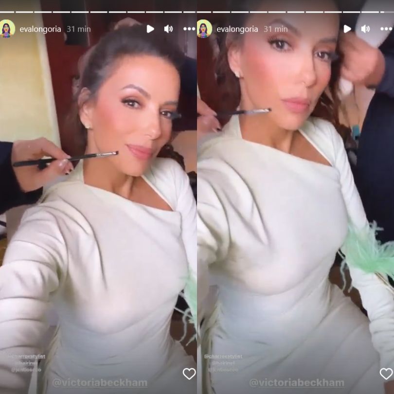 Eva Longoria relacjonuje przygotowania do pokazu Victorii Beckham