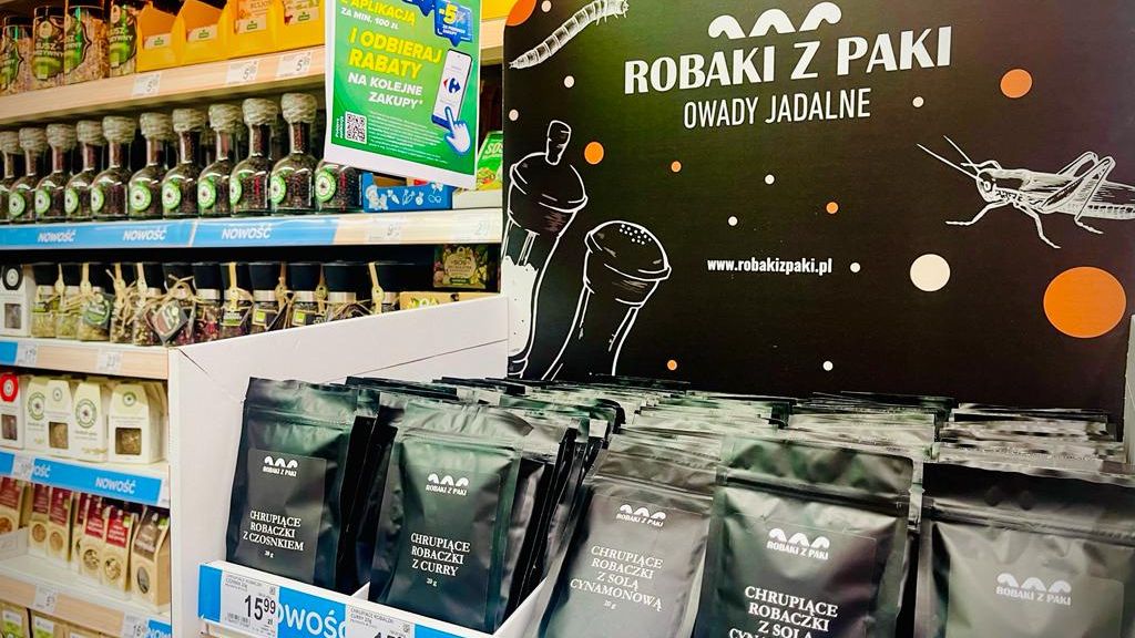 Carrefour rozszerza ofertę jadalnych owadów 