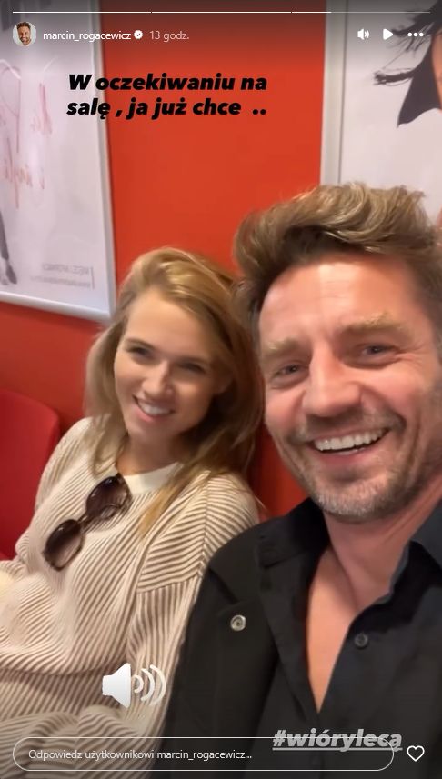 Agnieszka Kaczorowska i Marcin Rogacewicz