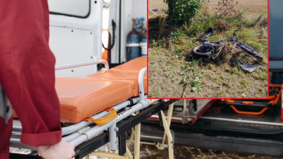 Nastolatkowie rozbili się motocyklem w miejscowości Radzymin