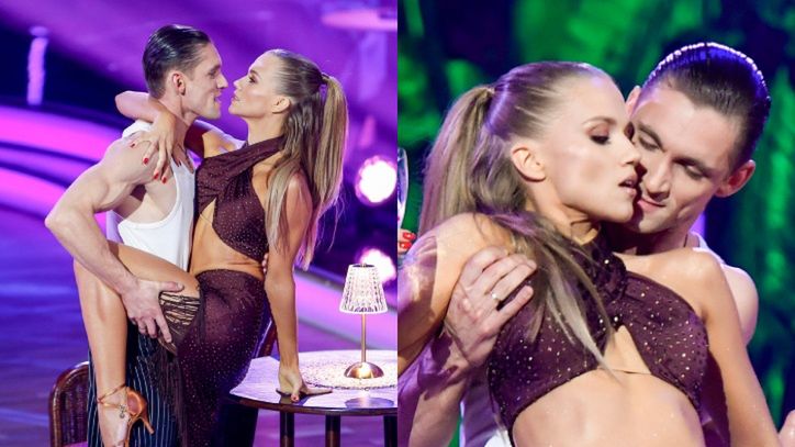 Widzowie zachwyceni tańcem Kaczorowskiej i Gurłacza