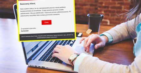 Mail od banku Santander? Nie, to nieudolne oszustwo