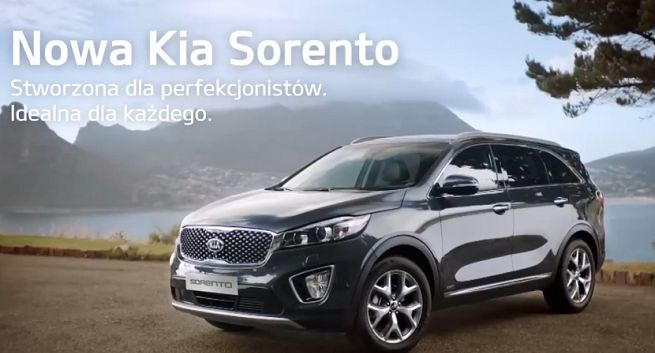 Kia Sorento reklamowana jako „stworzona dla perfekcjonistów, idealna dla każdego” (wideo)