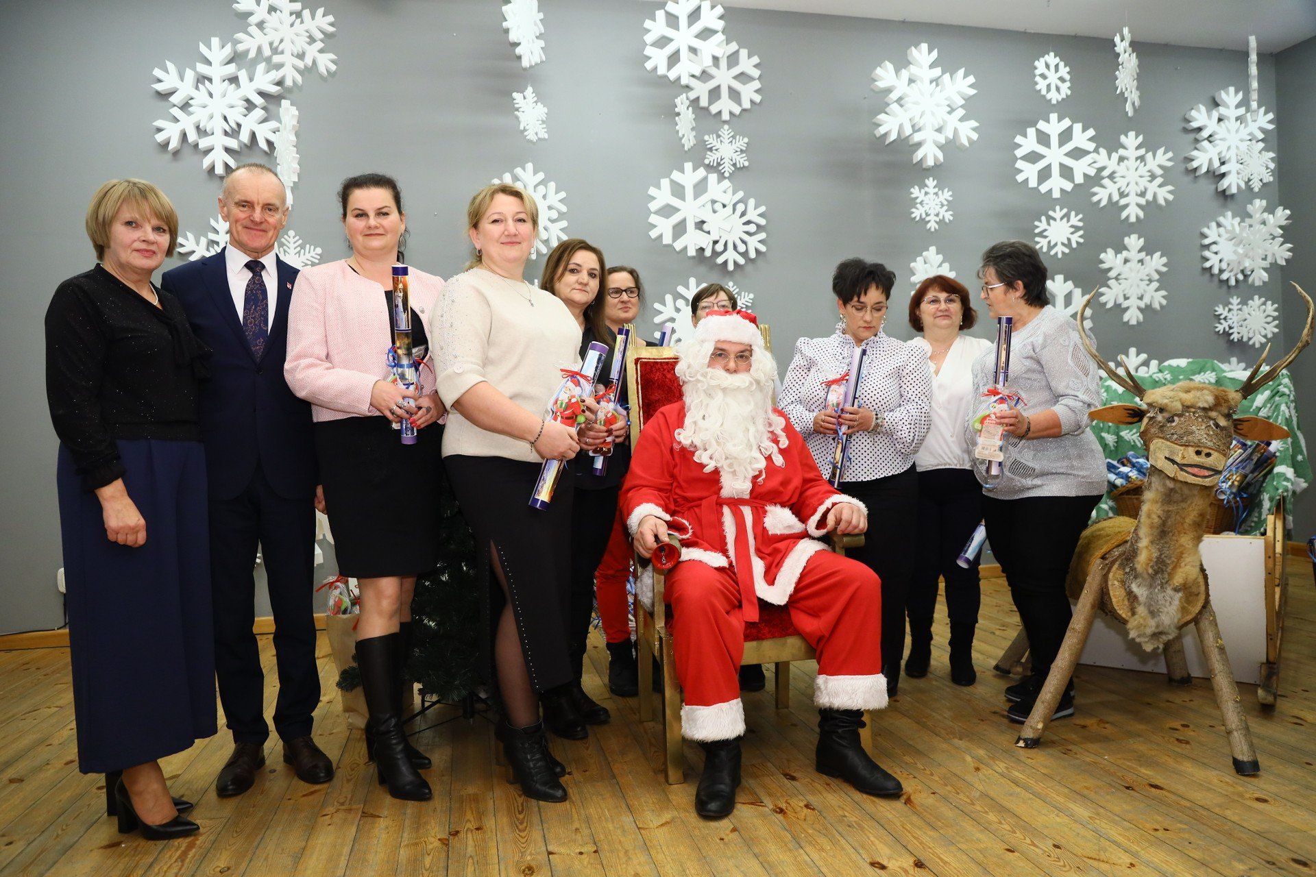 Mikołajkowo - świąteczne spotkanie Kół Gospodyń Wiejskich w Domu Kultury Gminy Gorzkowice