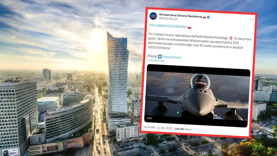 Defilada 15 sierpnia. Święto Wojska Polskiego w Warszawie. Utrudnienia dla kierowców i pieszych
