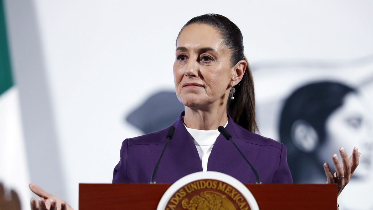 Na zdjęciu prezydentka Claudia Sheinbaum