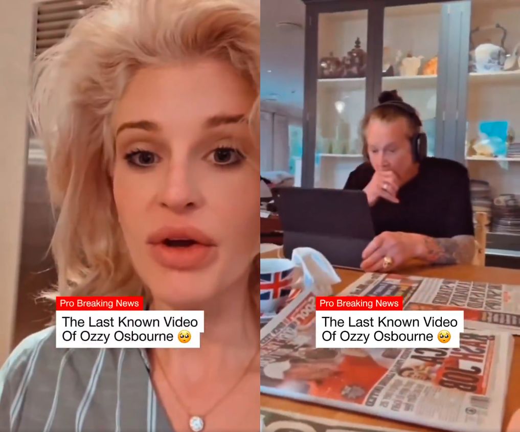 Kelly Osbourne pokazała ostatnie nagranie z ojcem