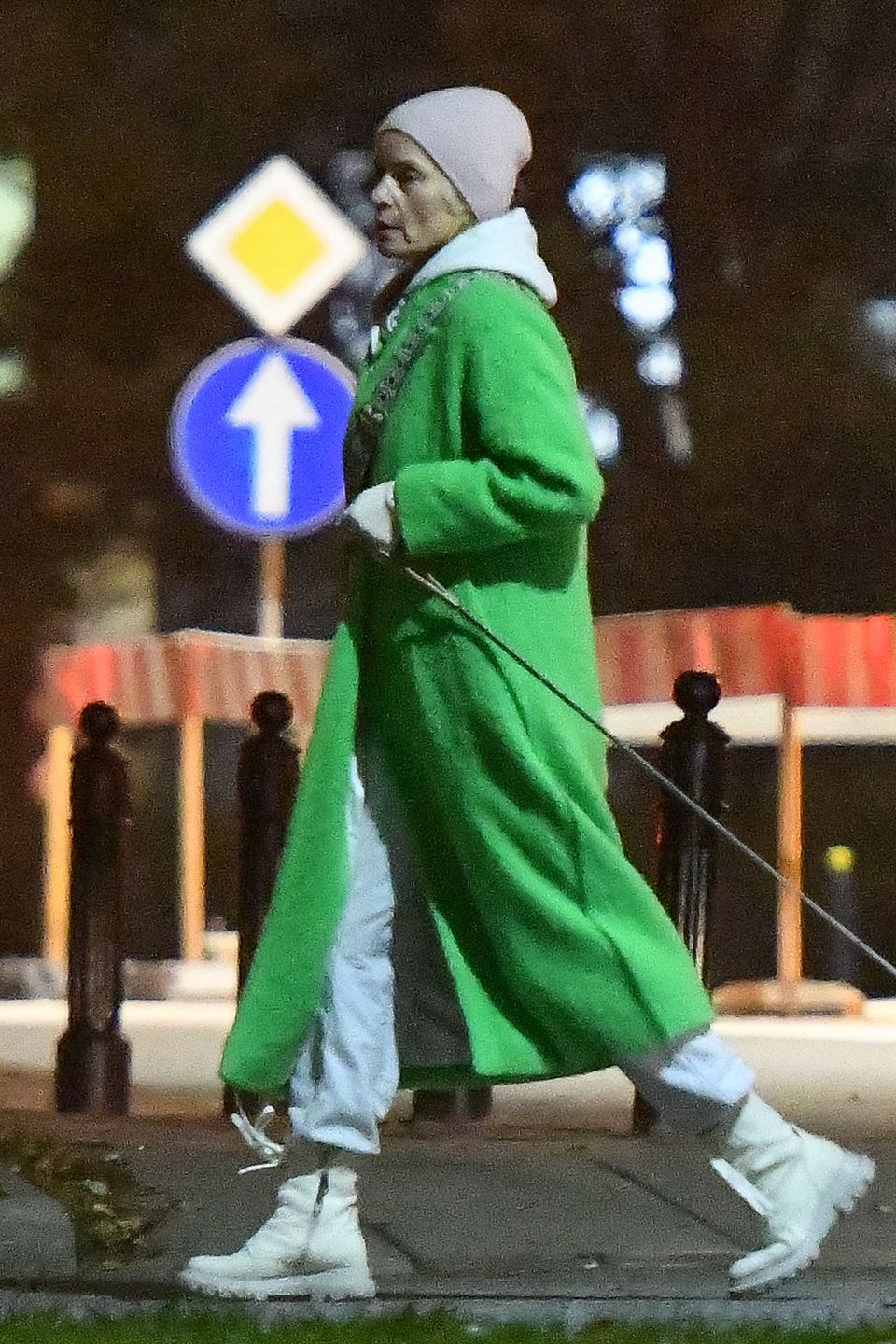 Małgorzata Foremniak z psem
