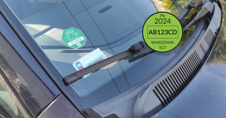Rząd zmienia wzór obowiązkowej nalepki. Bez niej kierowca zapłaci 500 zł