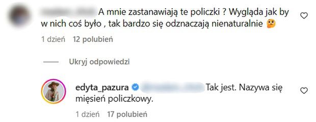 Edyta Pazura odpowiada na atak Internautki
