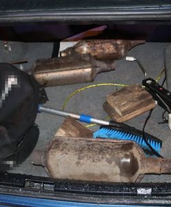 Śląsk. Patrol w Bytomiu zatrzymał "beemkę". A tam niespodzianka, kradzione katalizatory