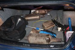 Śląsk. Patrol w Bytomiu zatrzymał "beemkę". A tam niespodzianka, kradzione katalizatory