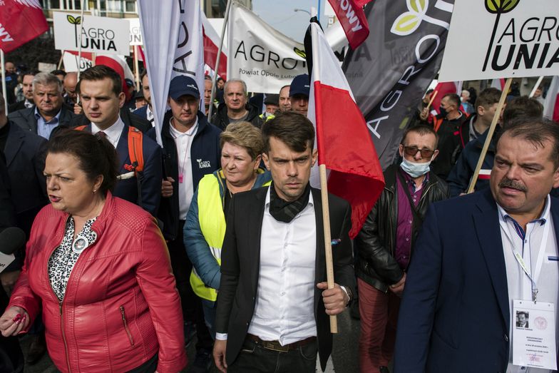 Protest rolników na drogach krajowych. Michał Kołodziejczak zatrzymany przez policję