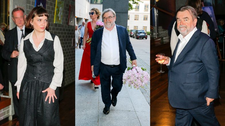 Edward Miszczak i Anna Cieślak unikają się na premierze spektaklu