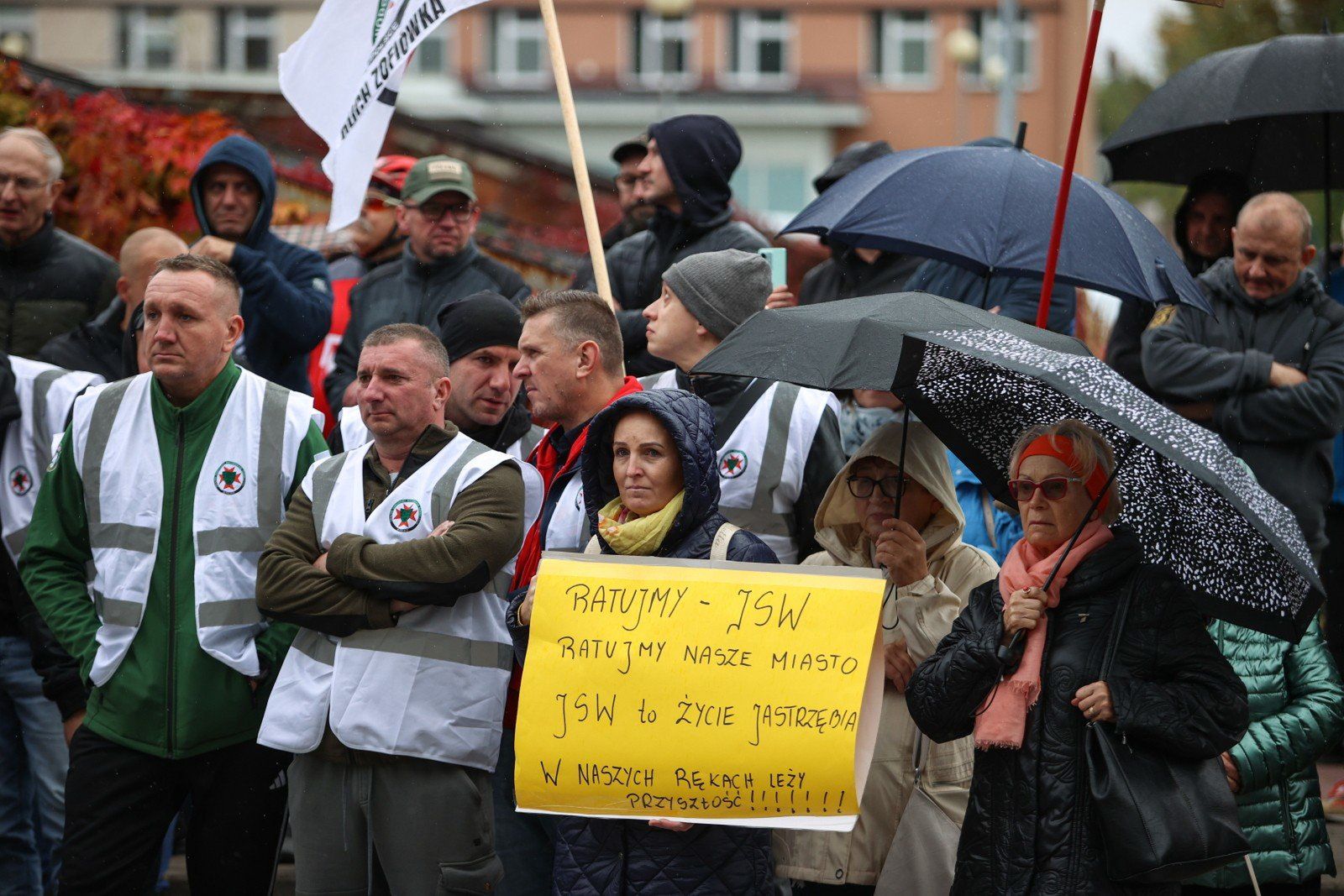 Protest w Jastrzębiu