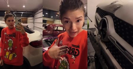 Dramat Klaudii Halejcio w willi za 9 milionów: Ukochany Oskar ROZWALIŁ jej mercedesa za ponad 200 tysięcy złotych (FOTO)