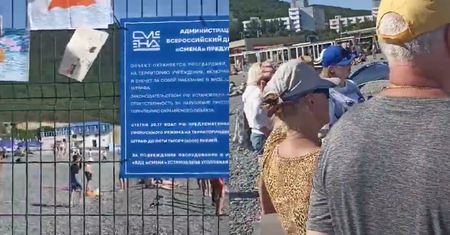 Zabrali Rosjanom ulubioną plażę. Ludzie zorganizowali pikietę