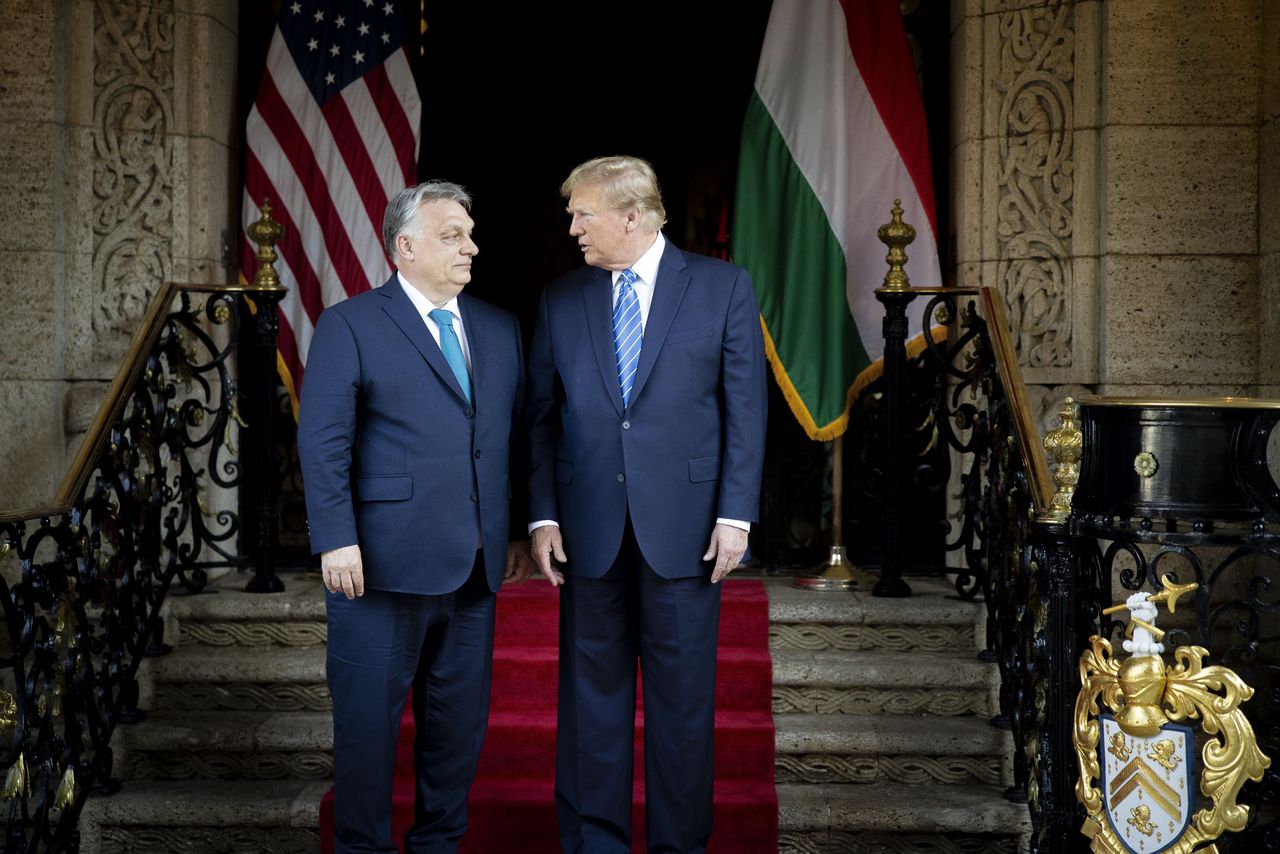 Orban meets Trump in Florida, sparking criticism from Biden