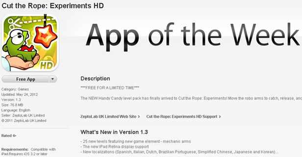Free App of the Week – nowa promocja Apple?