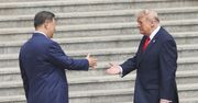 Uścisk dłoni Trumpa i Xi. Moment nie umknął reporterom