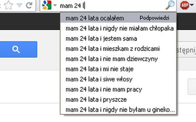 "Mam 13 lat i jestem w ciąży", czyli co Google mówi o Polakach 13
