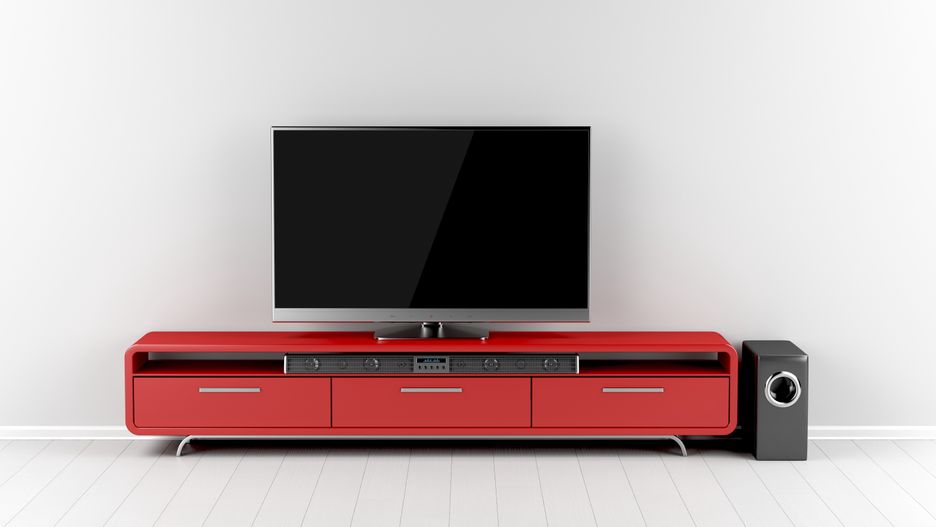 Soundbar kino domowe telewizor szafka rtv